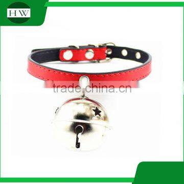 Wholesale PU Leather Pet Training Accessories Collar With Bell With Free Sample photo-3