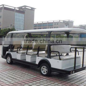Suitable Price 11 Seater Beautiful Design Sightseeing Car Electric Shuttle Bus photo-6