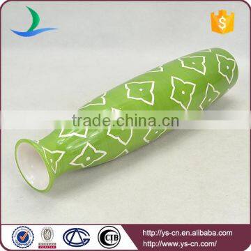 Handpaint Green Antiques China Dolomite Vase photo-5