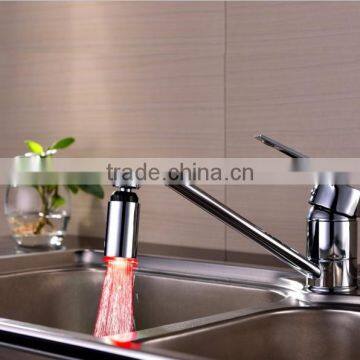 LED Color Changing Bubble Copper Faucet, Copper Temperature Sensor Control LED Colorful Basin Faucet For Sale photo-3