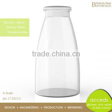 Superior Quality Borosilicate Beautiful Heat Resistant Milk Pot photo-5