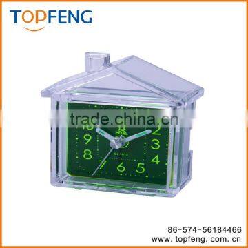 3D House Shaped Plastic Table Alarm Clocks