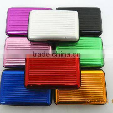 Credit Card Holder Aluminum Wallet money card case metal protect business aluminum green metal wallet