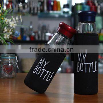 Sport Glass Drinking Water Bottle