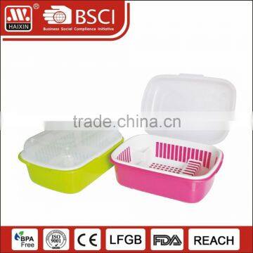 2016 wholesale corner kitchen cabinet dish drainer drying rack with cover and base for kitchen drying