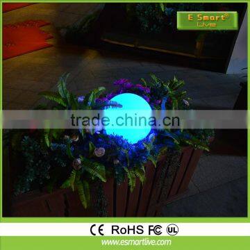 Rotomolding PE plastic Outdoor Lighting Magic LED Big Ball Shaped LED Mood Light