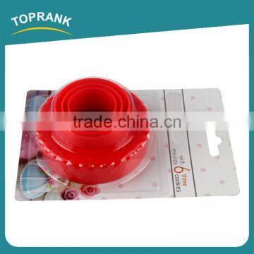 Toprank Customized Children Cake Making Tools 3pcs Round Cookie Stamp Set Cookie Cutter Set photo-3