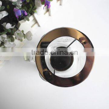 Clear Glass Candle Mason Handle Jar With Candle Tray and Lid photo-3