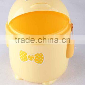 Household Garbage Can/Desktop Bin With Cartoon Patterns Plastic Trash Can photo-6
