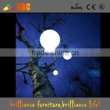 led crystal magic ball light, led glowing tree ball