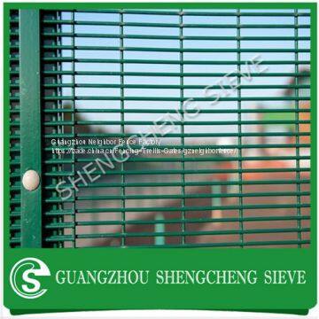 Mexico Vandalism Resistance Galvanized Steel Security Water Treatment Works Fencing With Barbed Wire Top photo-5