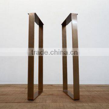 40 Inch Iron Black Matt Coated Flat Steel Bar Table Leg photo-4