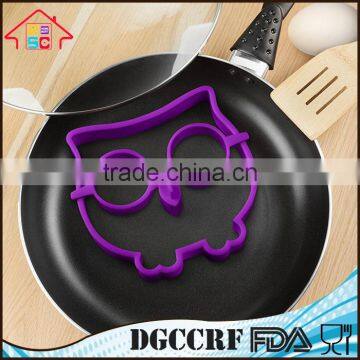 Silicone Owl Shaped Silicone Egg Ring, Eco-friendly Silicone Egg Cooking Mold photo-2