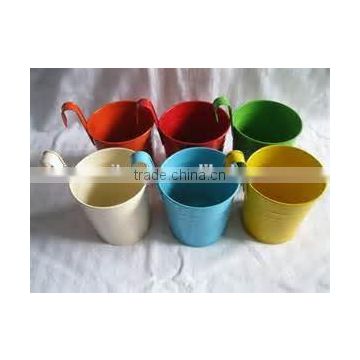 Mini Children Garden Toy Pot/Eco-friendly Flower Pot/Metal Small Flower Pails/Metal Flower Pot/Can