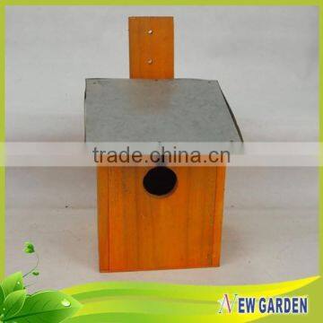 Good Services Cheap Square Orange Wooden Plant Pot Cover photo-4