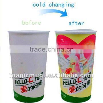 with printing Hot selling 16oz single wall plastic cups