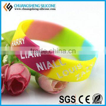 Wholesale Cheap Fully Silicone Embossing Logo Bracelet, Fashion Bangles, Popular Promotional Gift photo-4