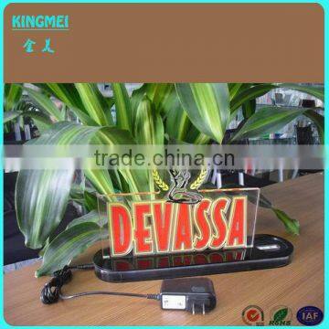 Kingmei Made in China Bar Clear Acrylic Lighted Transparent Led Display, Led Display Sign, Led Display Board photo-2