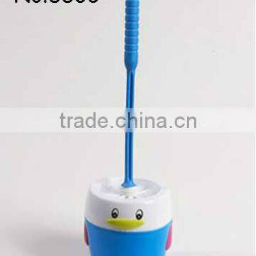 New Design PP Material Toilet Brush Plastic Cleaning Brush Sets With Holder photo-3