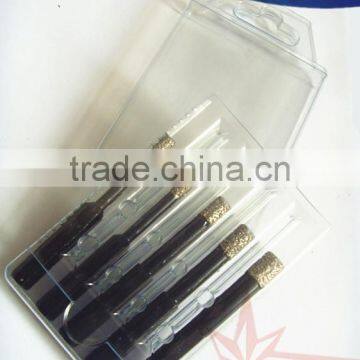 High speed Brazed diamond core drill bit for concrete with plastic tube