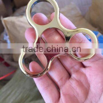 2017 Hot Sale Golden Shinning Color Hand Fidget Spinner photo-3