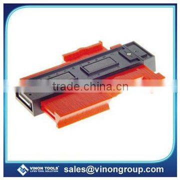 Professional 125mm PVC contour profile gauge