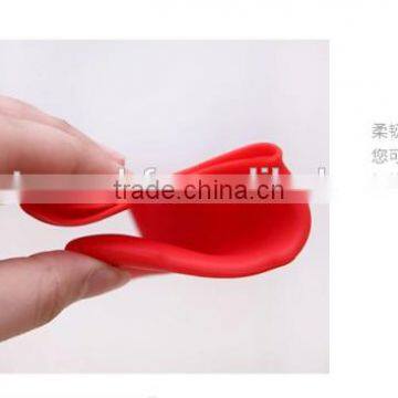 Funny Silicone Travel Bag Silicone Green Leaf Pocket Cup photo-6