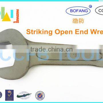 High Quality 45# Steel Slugging Open End Spanner,40 CR Striking Open End Wrench,Hammer Fix Spanner