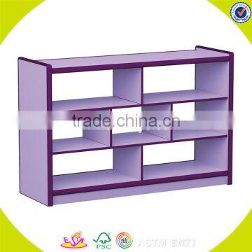 Wholesale Customized Wooden Kids Shelf , Elegant and Simple Style Wooden Storage Shelf Toy for Kids W08C212 photo-4