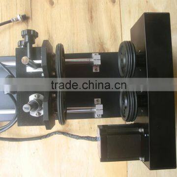 4 Wheel Roller Type Rim-drive Laser Rotary Fixture Attachment Rotation Axis for Cylinrical Object in CO2 Laser Engraver photo-3