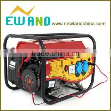 Newland design/4 stroke Portable Gasoline engine Generator/AC220V50HZ with 12V/1kw DC generator