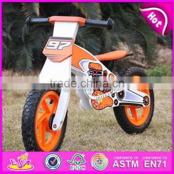 2017 New fashion best boys wooden balance bike W16C157-S