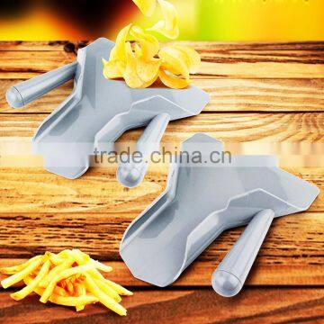Plastic Chips Scoop Food French Fries Bagger Handle Fry Scoop photo-5