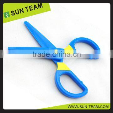 CS014 5 '' Hot child plastic safety scissors for paper cutting