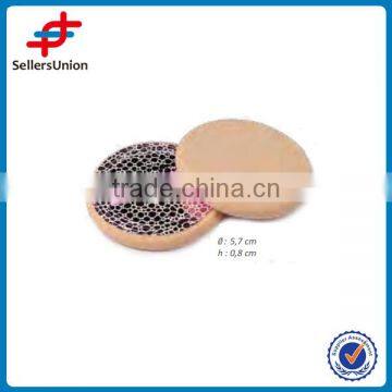 Shining foundation make up powder puff, refillable cosmetic powder puff