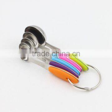 Colorful Handle Stainless Steel 5pcs Measuring Spoon Set photo-5