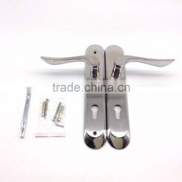 High quality stainless steel door handle lever lock, stainless steel european door handle lock