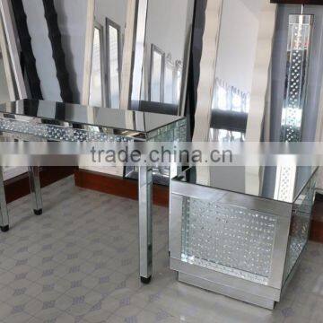 Vintage French Style Fir Wood Carving Mirror Frame, French Wooden Mirror, Wood Carving Mirror Frame photo-6