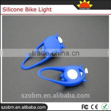 Blue Bicycle Headlight Silicone Bike Light For Safety Travel photo-3