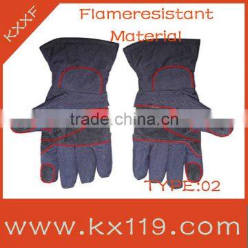 Navy blue fire retardant fabric new 02 type Cotton fabric EN659 fire fighting gloves