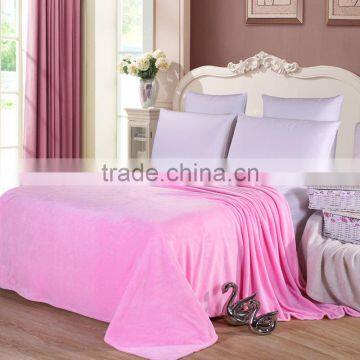 Pink Print Magnetic Blanket Home Bedding Sheet Polyester Flannel Fleece Blanket