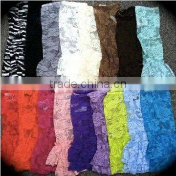 2014 wholesale cute lace leg warmer candy colours ruffled baby leg warmers