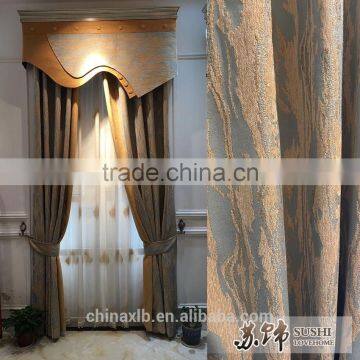 TOP ONE Curtain Factory First -class Quality Creative Designs Jacquard Sheer Blackout Embroidery Curtain photo-6