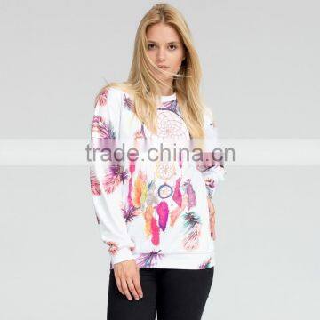 Wholesale Custom Sublimation Printed Men Winter Sweatshirt / Team Polyester Sports Sweatshirt photo-4