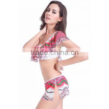High Quality Nylon Fabric Swimwear Panty Brazilian Bikini photo-3