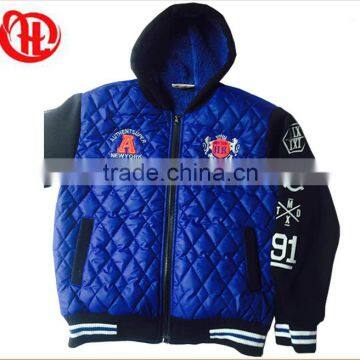 children padding softshell wholesale fur winter padded boys fleece jacket