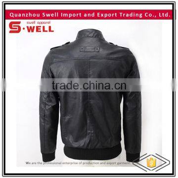Wholesale Custom Cheap Men pu Motorcycle Jacket photo-2