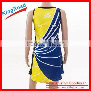 Popular Womens Lycra Netball Dress Popular Netball Bodysuits Team Custom Netball Jersey photo-6