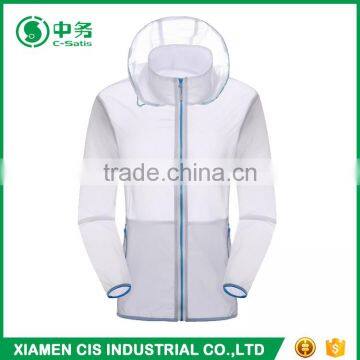 Custom Outdoor Ultrathin Sunscreen Ladies Blank Skin Jacket With Hood photo-5