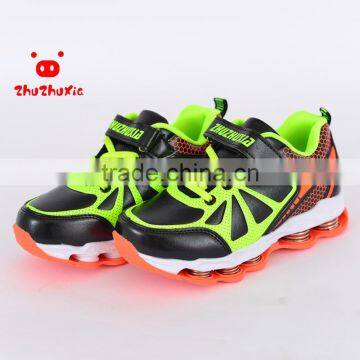 High Quality pu Leather Child Shoe Kids Children Sport Running Shoes Sneakers photo-3